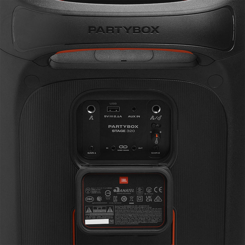 JBL PartyBox Stage 320 Splashproof Party Speaker